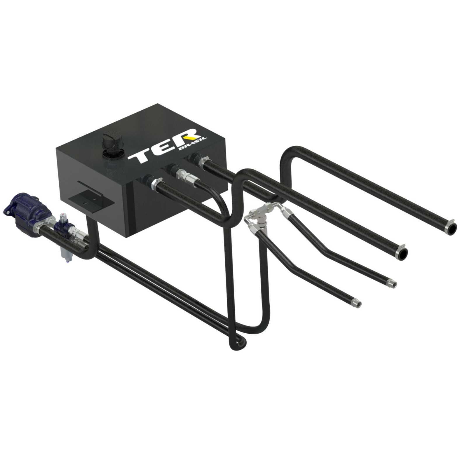 Kit Basculante T4022 40 Litros Baixa Pressão 2 Cilindro